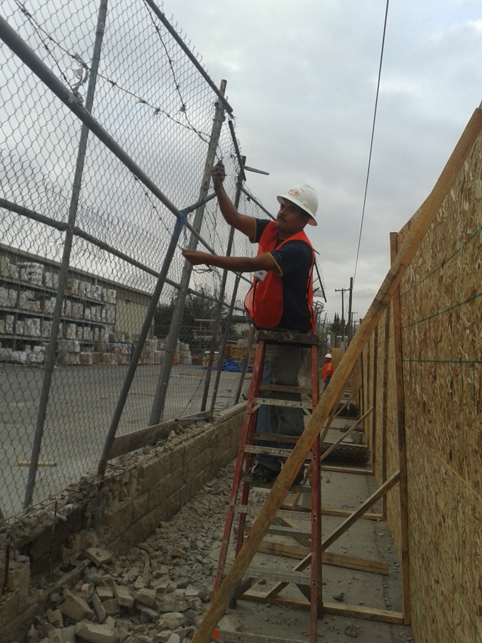 Demolición  de malla