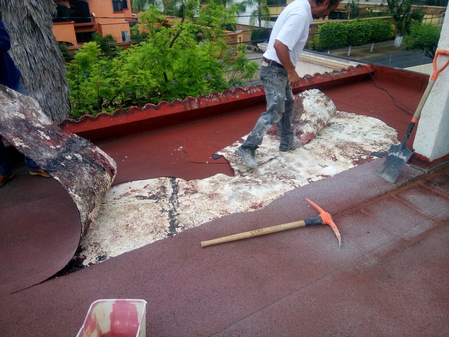 desprendimiento de imper. de carpeta 4mm