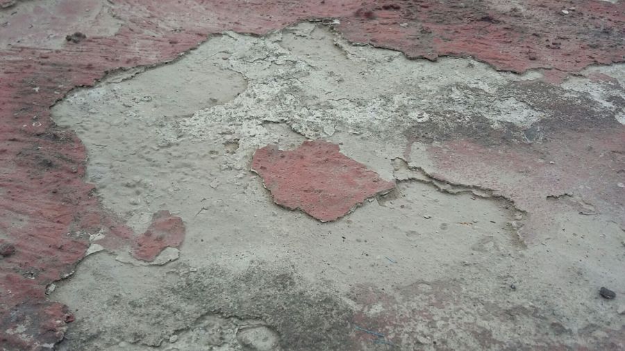 Desprendimiento de impermeabilizante