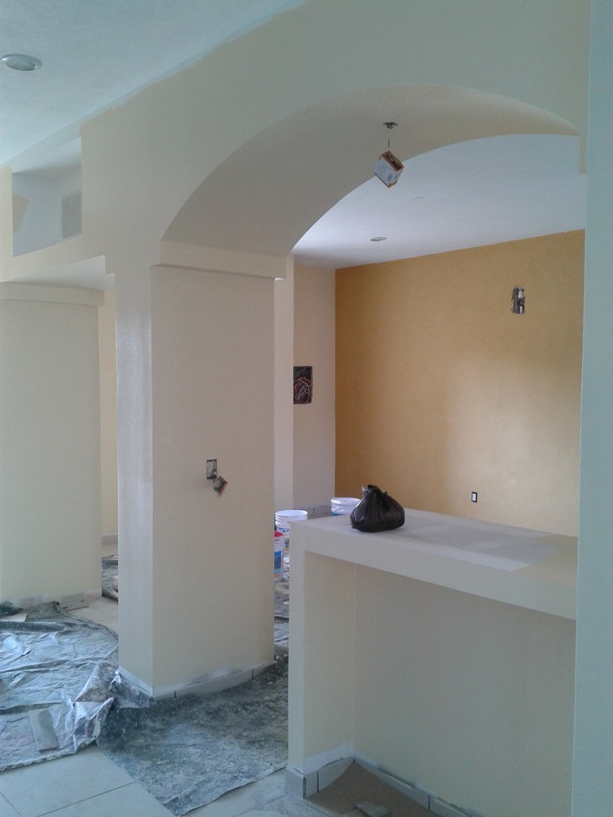 Detalles de tablarroca en cocina