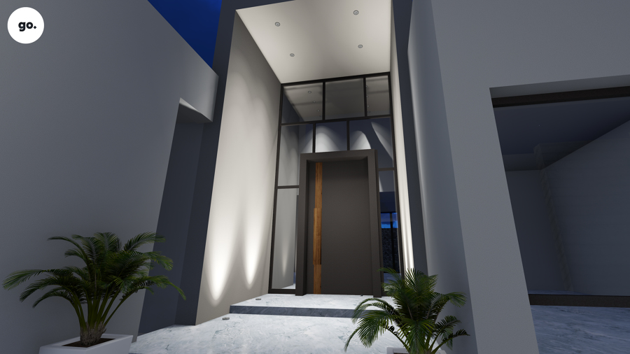 Diseño de puerta principal