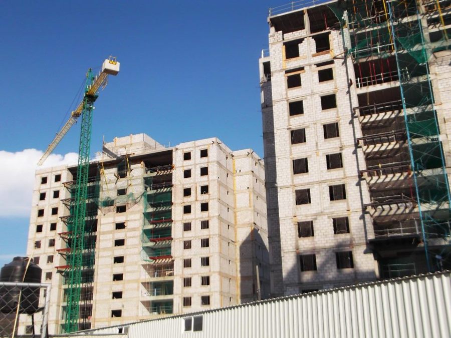 Edificios en proceso estructural