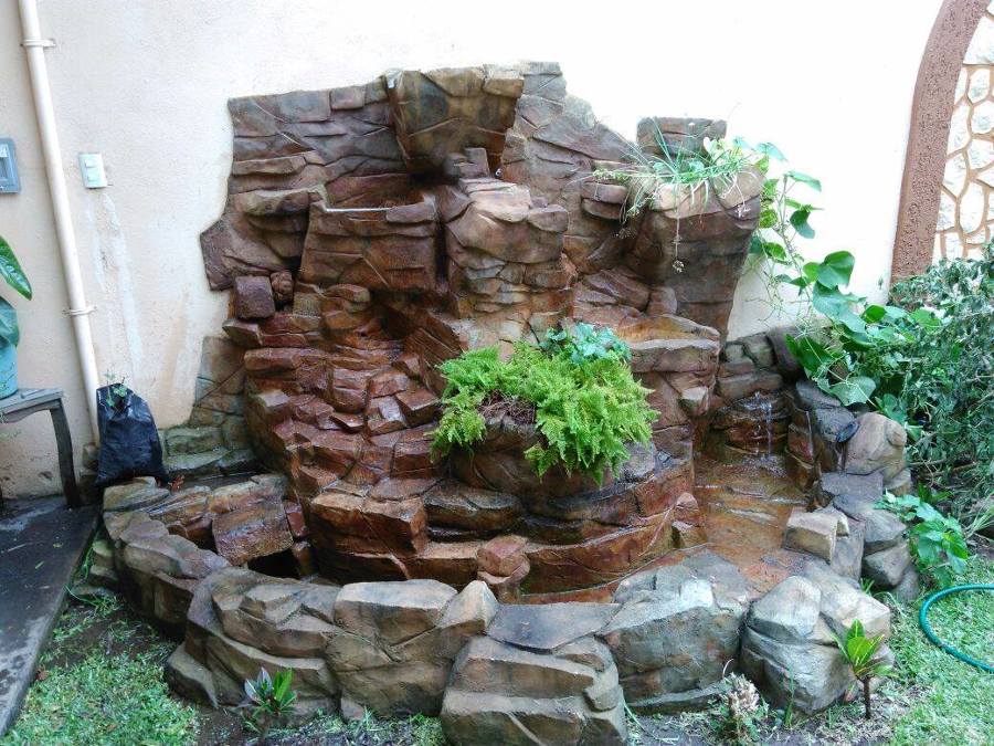 ELABORACION DE FUENTE DE JARDIN