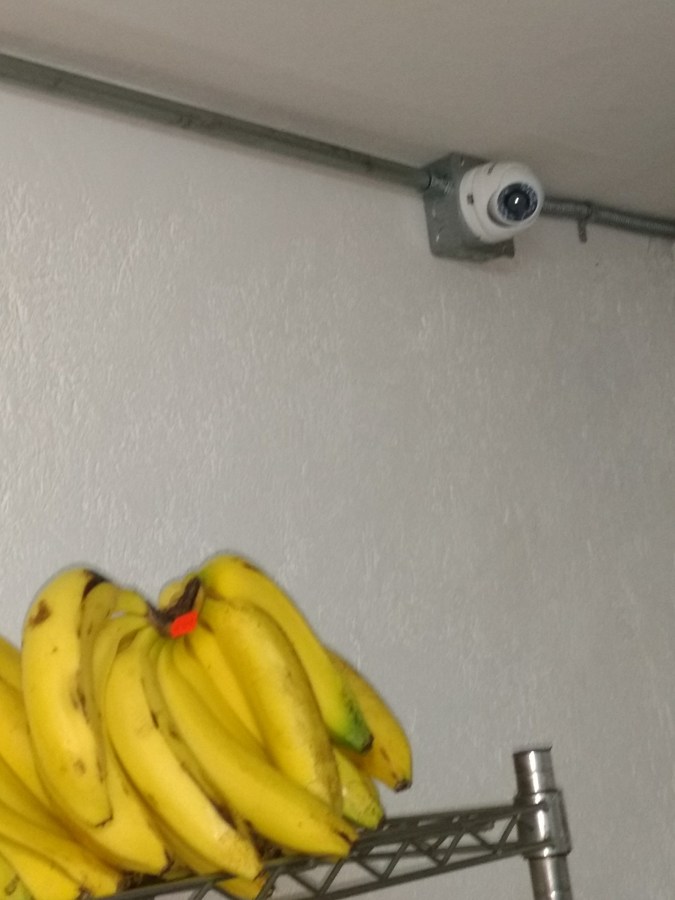 En almacén de víveres