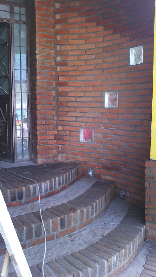 Entrada fachada rustica