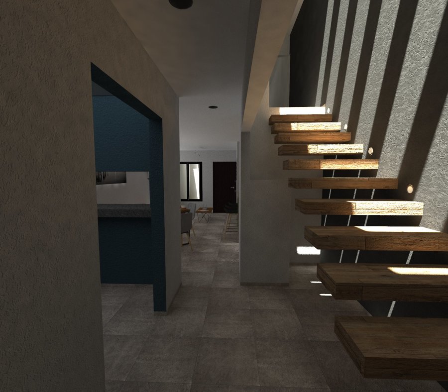 ESCALERAS Y ACCESO A COCINA
