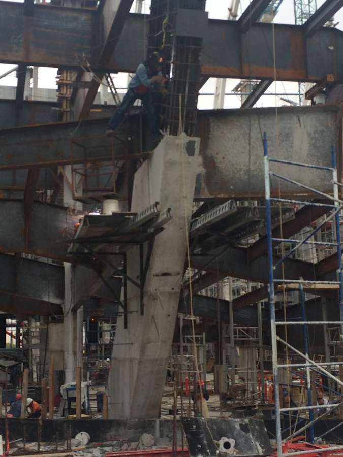 Estructura con concreto