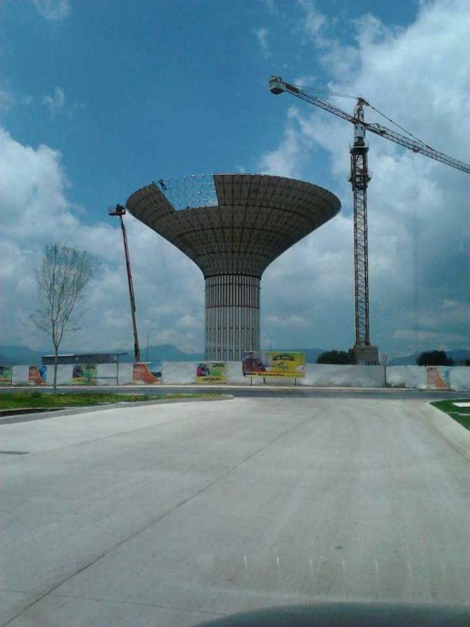 estructura de acero inox.