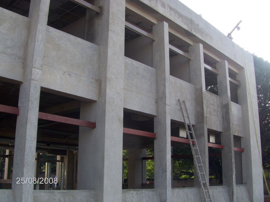 Estructura en concreto aparente