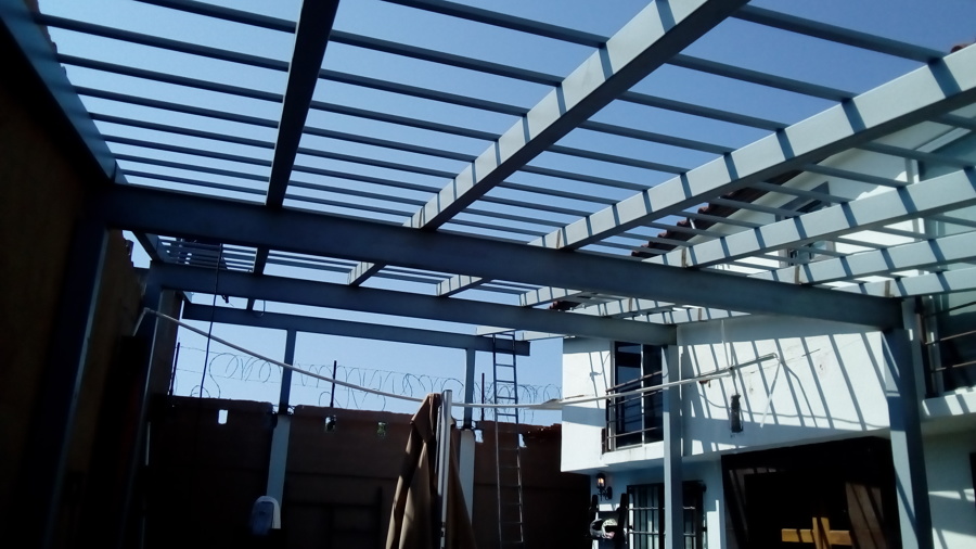 estructura para patio de casa