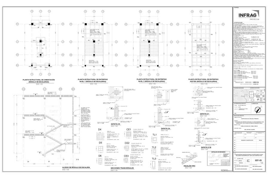 Estructural Módulo de escaleras