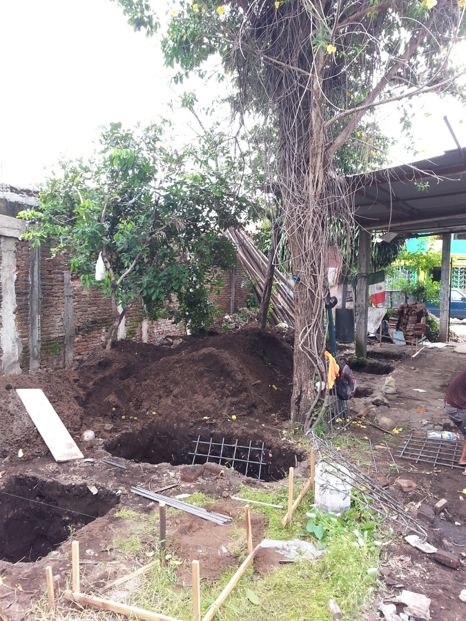 excavación de cepas