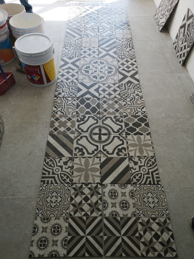 Experimentando con cliente diseño de loseta