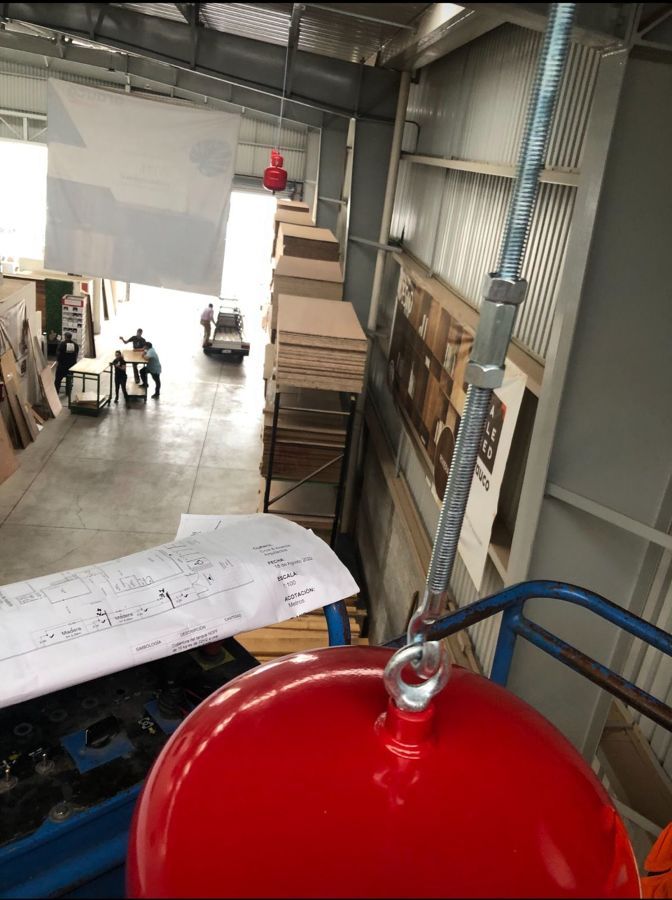 EXTINTORES AUTOMÁTICOS CON DETECCIÓN DE TEMPERATURA