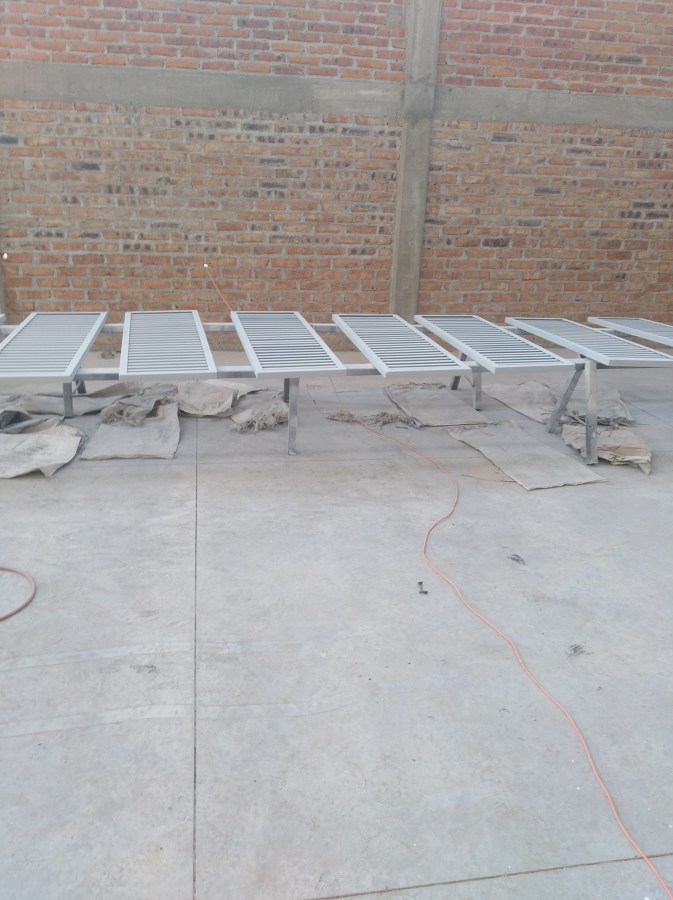 Fabricacion de rejilla en angulo