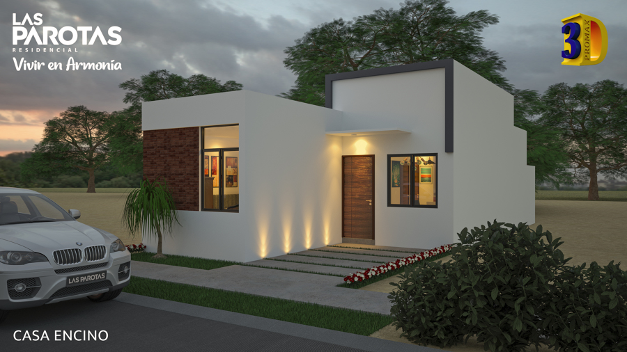 Fachada Casa Encino