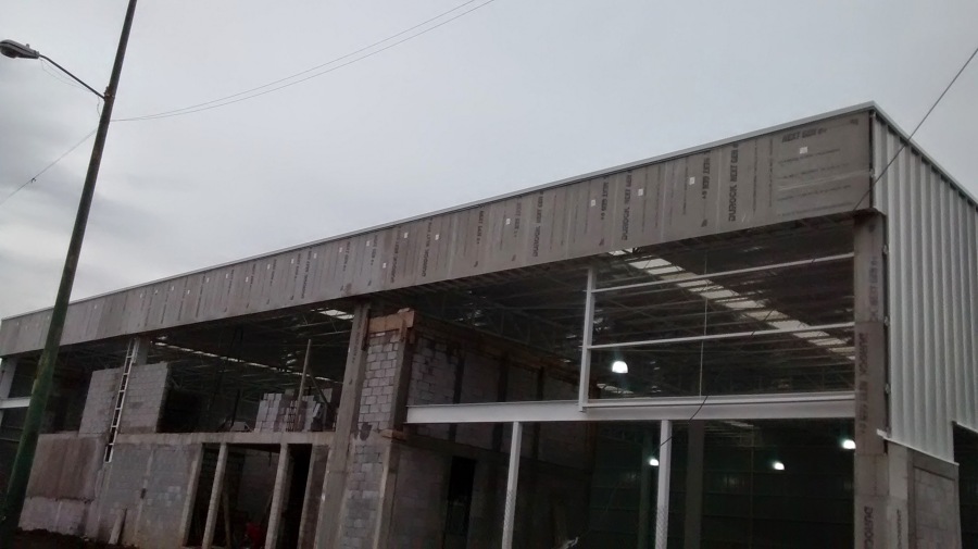 Fachada de durock