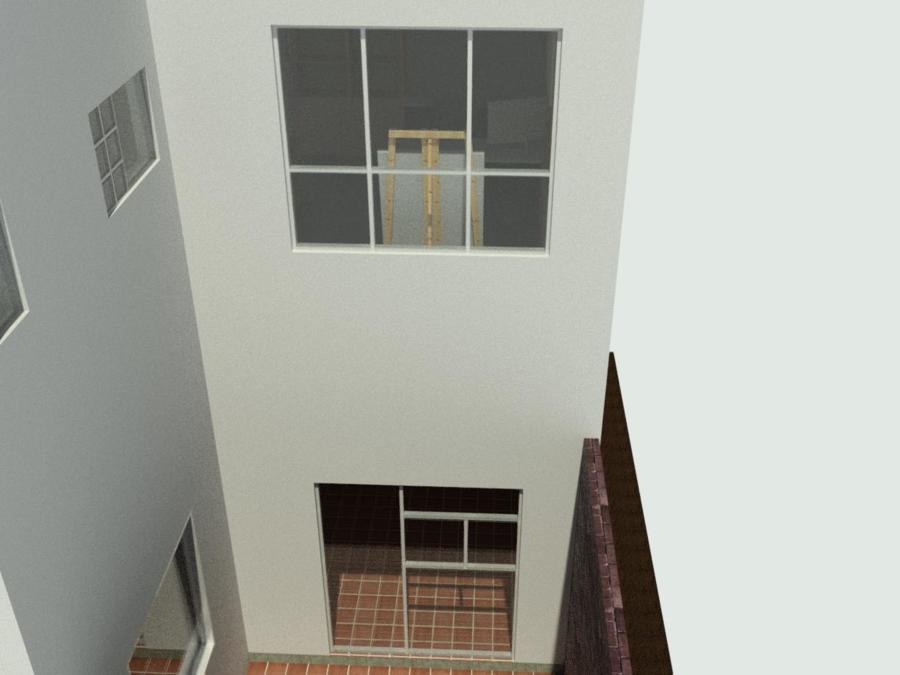 Fachada de patio trasero