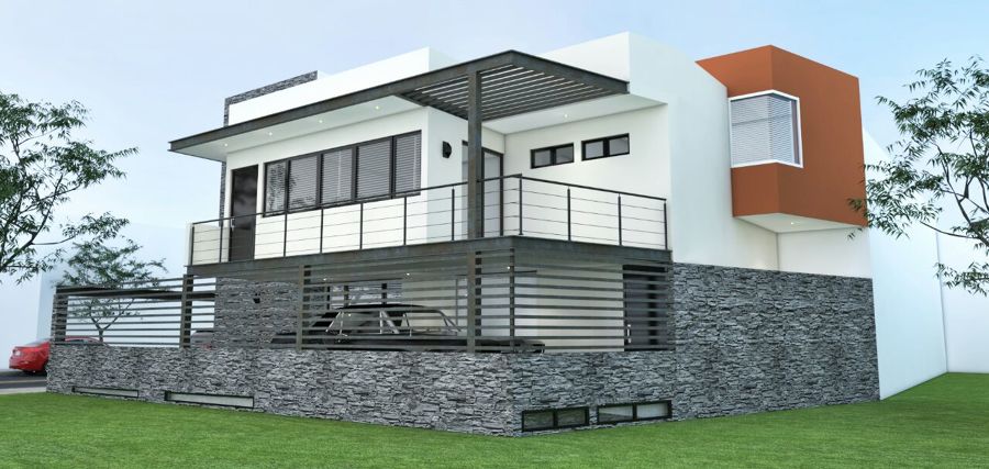 Fachada Lateral y Posterior