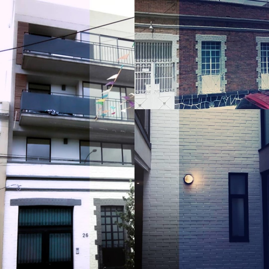 Fachada Principal  Antes y Despues