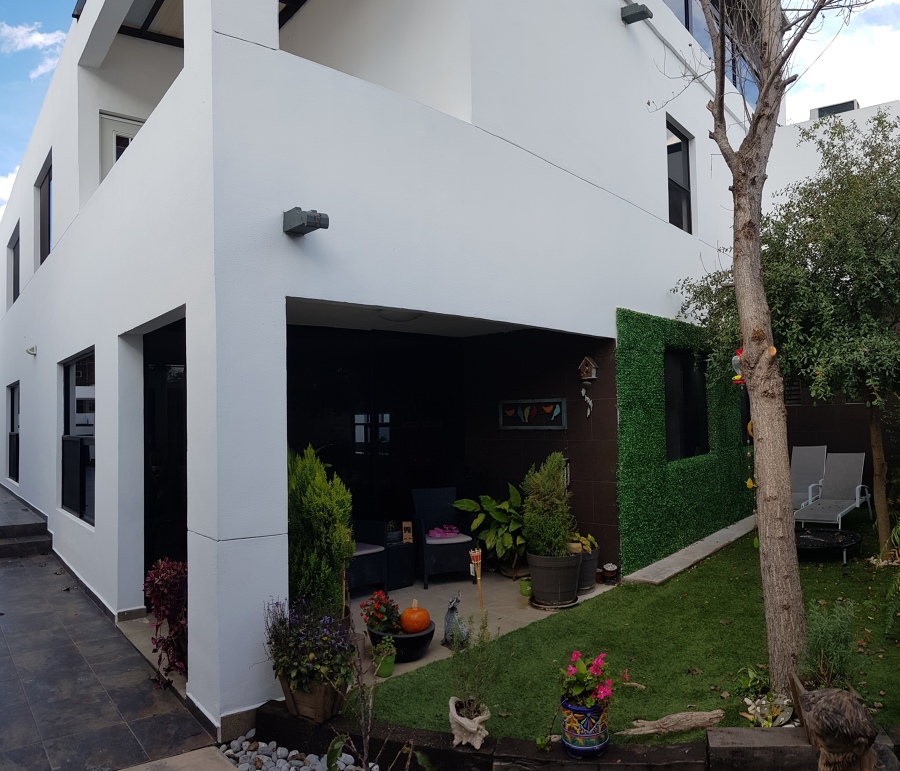 Fachada trasera casa 380 m2