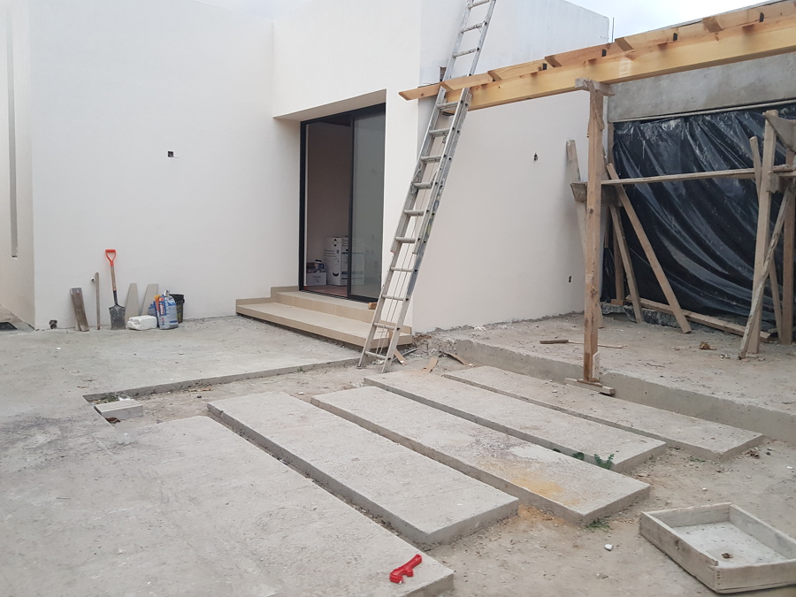 Fachada Trasera Obra