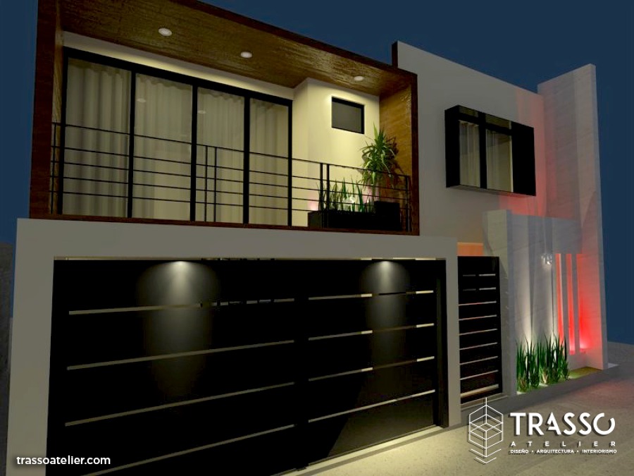 FACHADA VISTA NOCTURNA