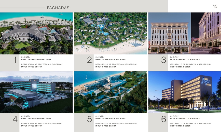 Fachadas hoteleras