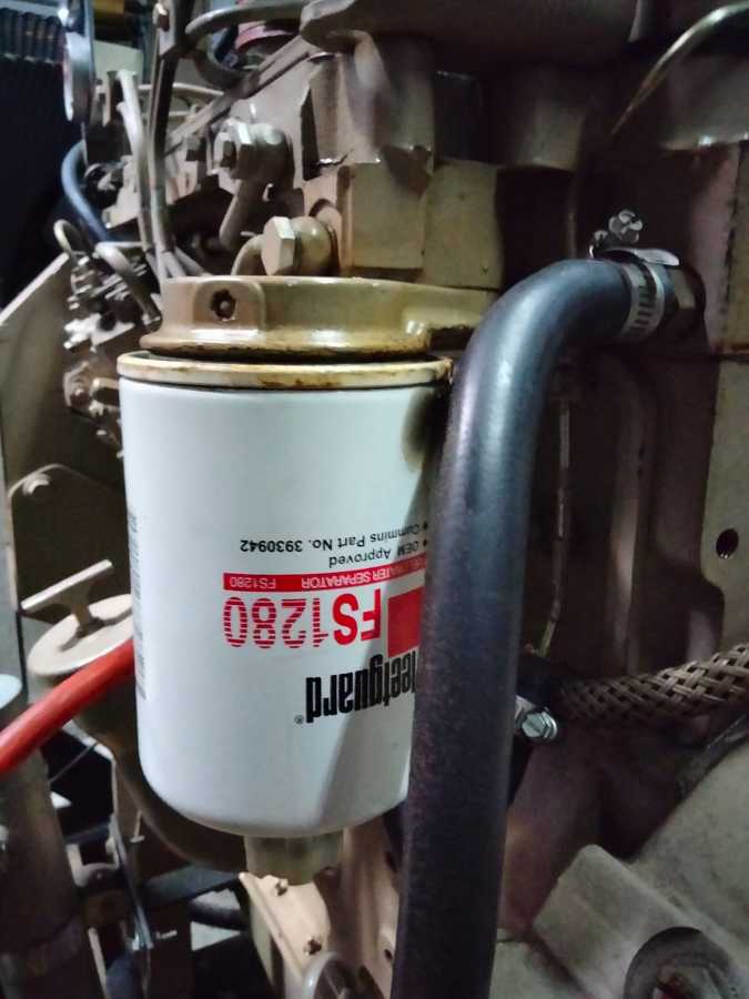 filtro de Planta de emergencia