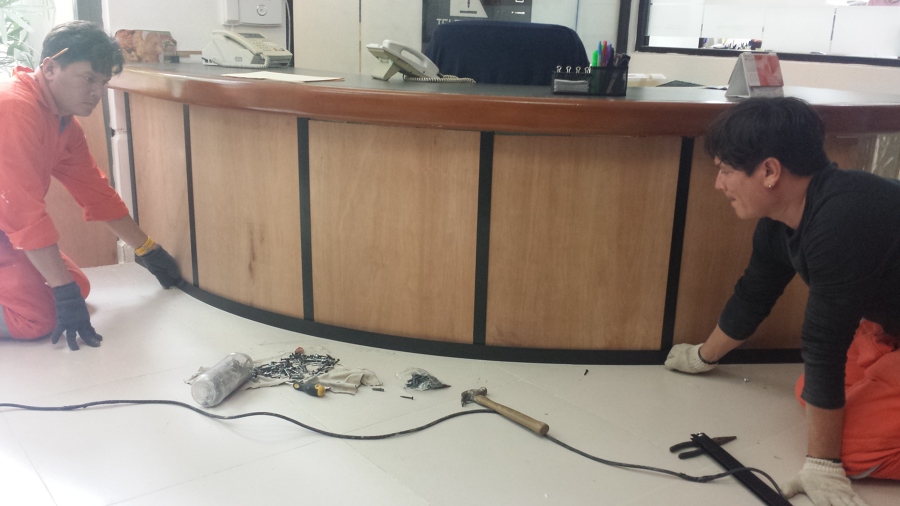 FORMAICA PARA ESCRITORIO DE RECEPCION