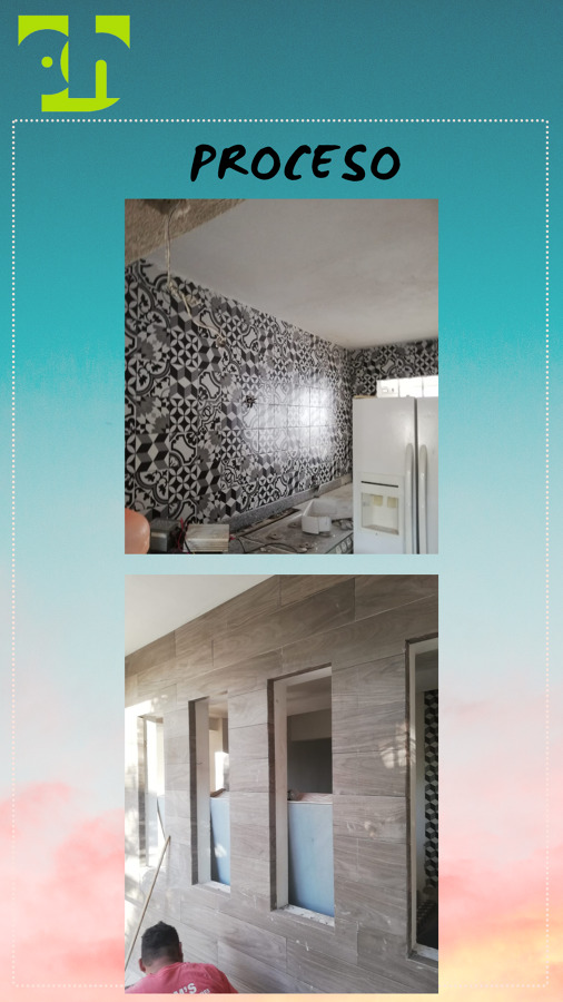 Forrados en cocina y terraza