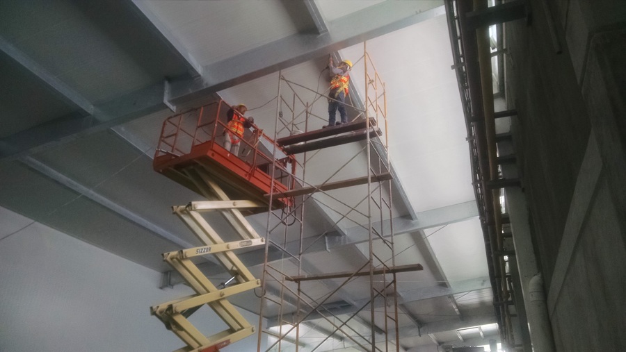 Habilitado de instaciones por plafón