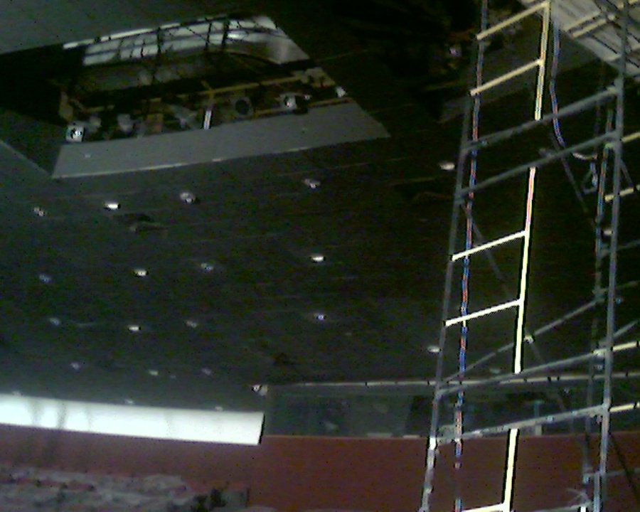 Huecos para disparo de luz