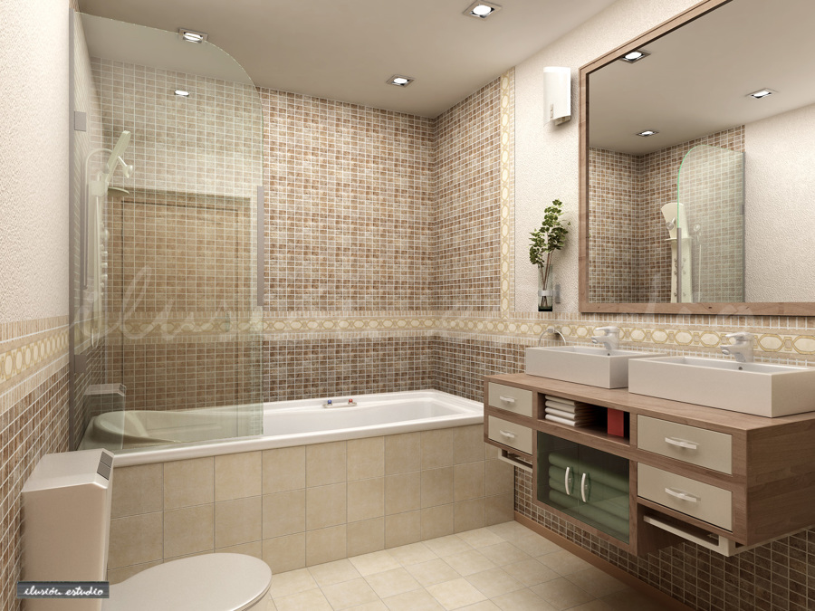 Iluminación en baño
