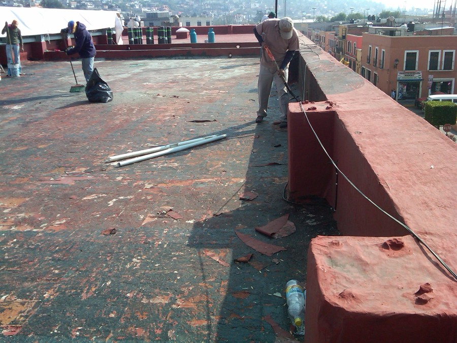 IMPERMEABILIZACION  PREFABRICADO EN PALACIO LESGISLATVO