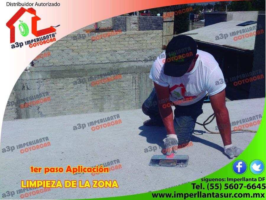 Impermeabilización Servicio de Aplicación a3p Imperllanta - Limpieza