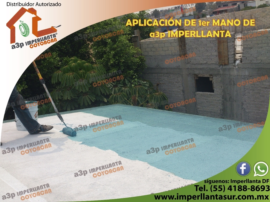 Impermeabilización Servicio de Aplicación a3p Imperllanta - Primera mano