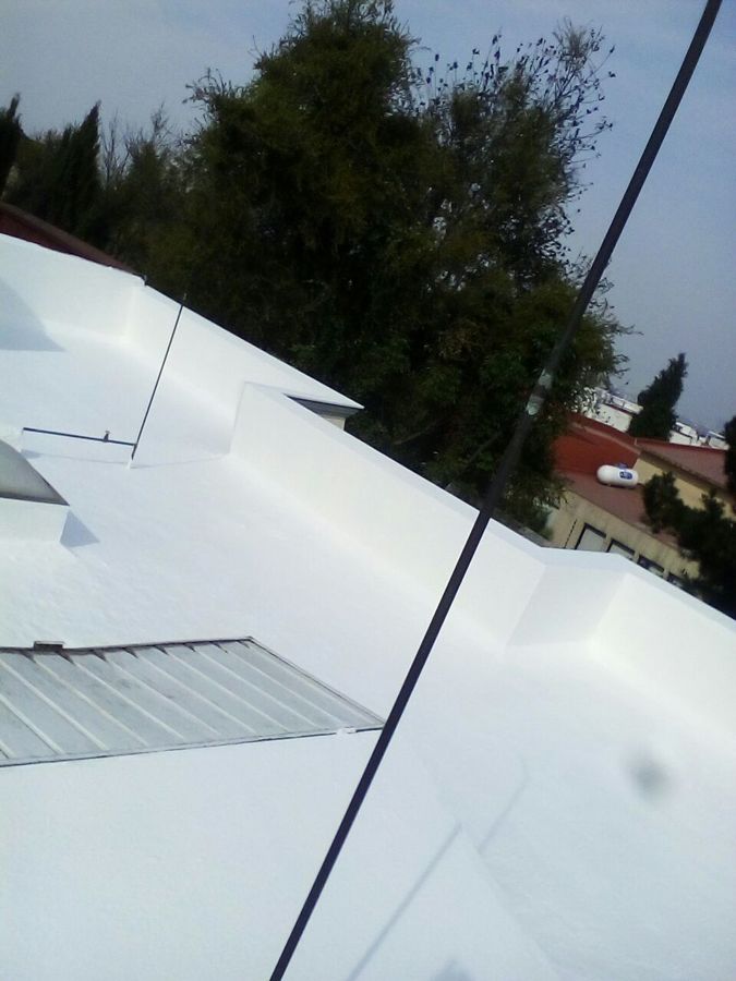 Impermeabilizante terminado.