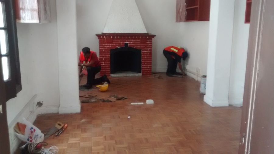 Demolicion de Piso Duela de Madera y Construccion de Losa de Concreto