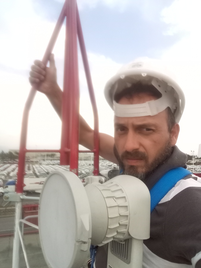 instalacion de antena sectorial