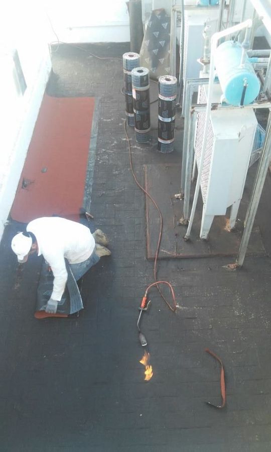 Instalación de Impermeabilizante de termofusión