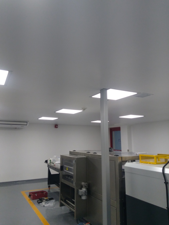 instalacion de lamparas tipo panel led