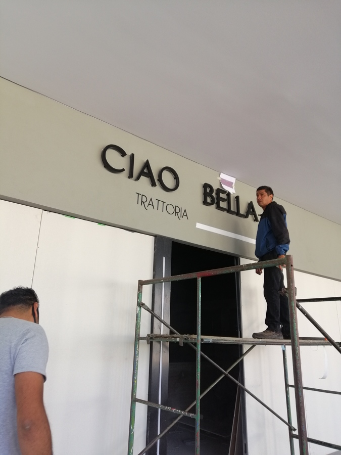 Instalación de letreros