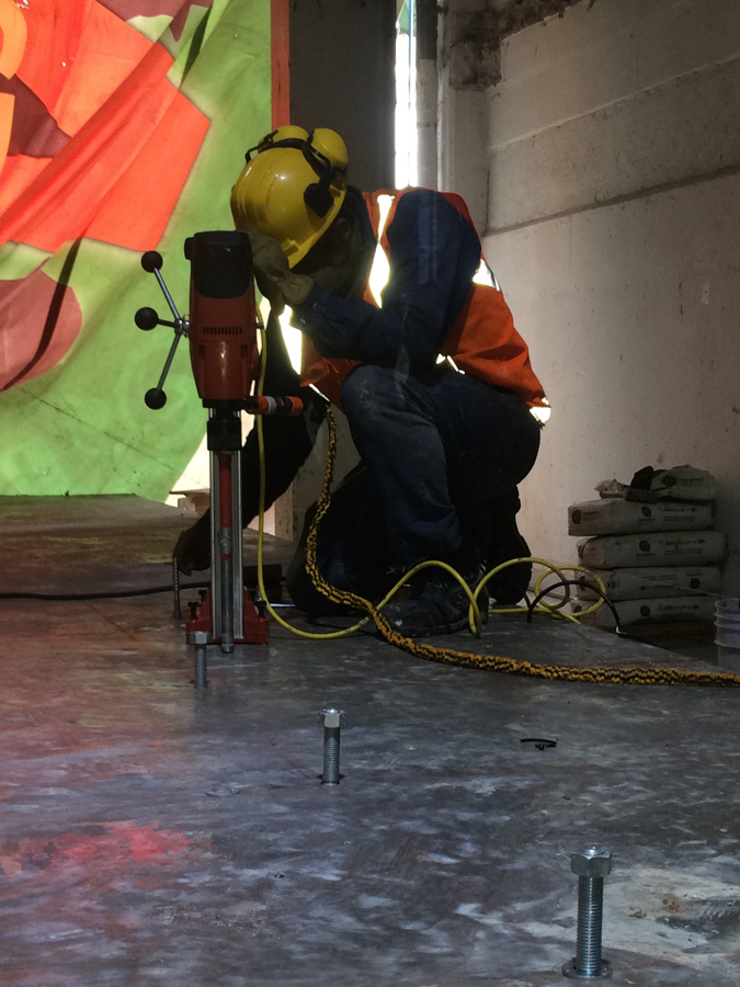 Instalación de los Sistemas de Anclaje Químico.