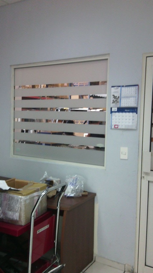 Instalación de pelicula en ventana