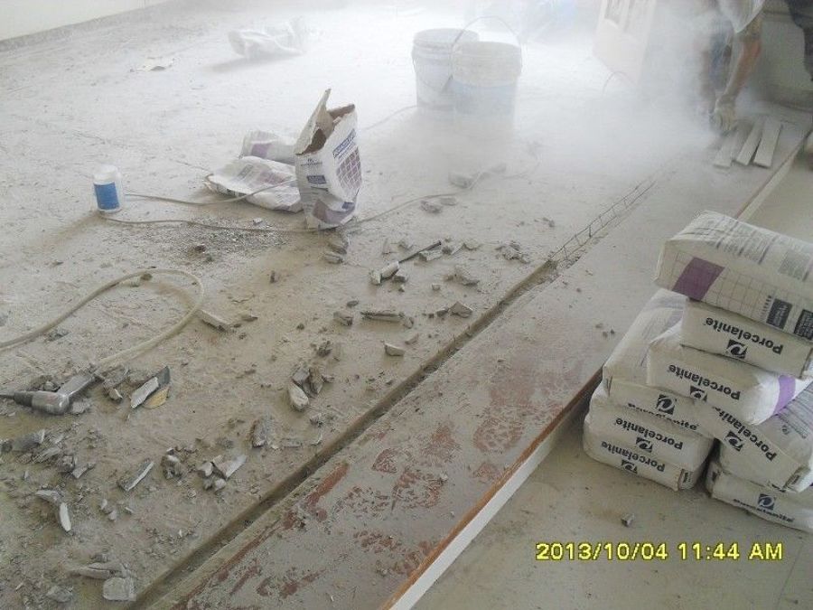 Foto: Instalación Eléctrica para Luces de Pisos de Mantenimiento