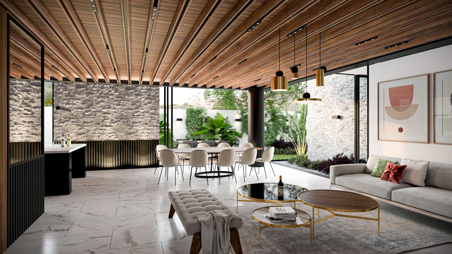 Interior casa AB Campanario