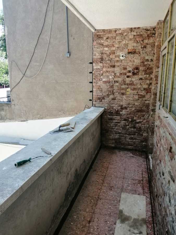 intervención en balcón