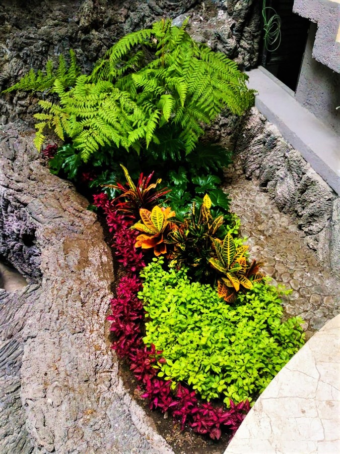 Jardinera de la Cascada Interior