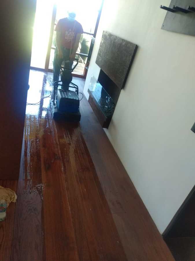 Lavado con power scrubol y deep clean